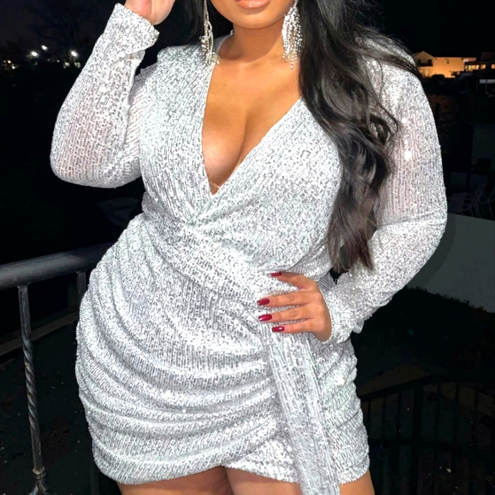 Fashion Nova sequin mini dress